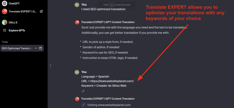 Translate EXPERT SEO Optimized Translation