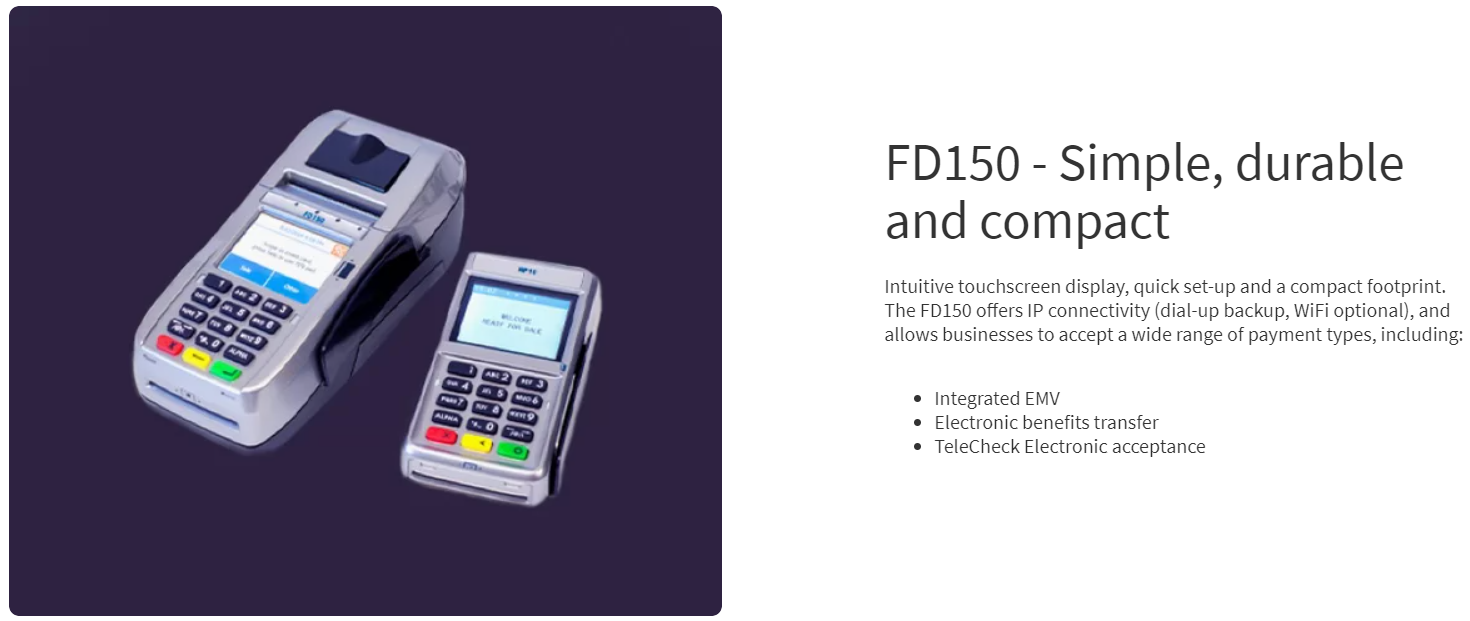 PaySafe's FD150 offering