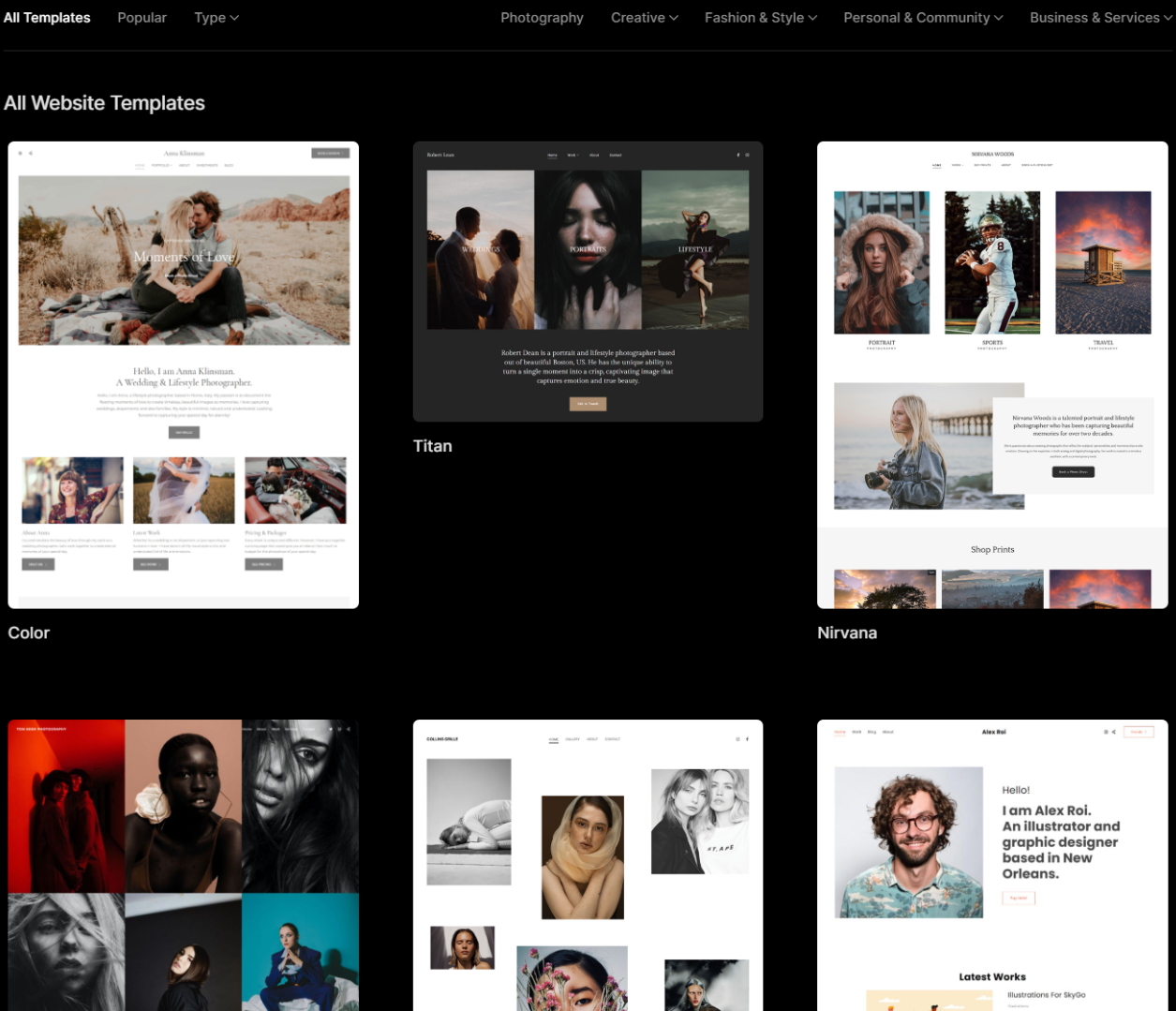 Best Fashion Portfolio Website Examples - Pixpa