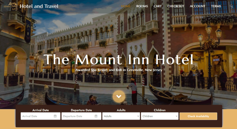 Wordpress.com hotel template