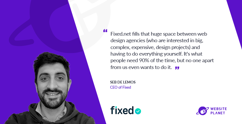 Seb de Lemos CEO of Fixed On How The #1 Problem With All Web Hosts