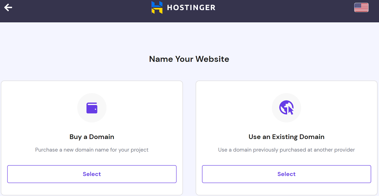 Hostinger Domain Options