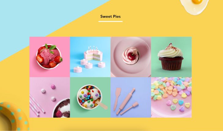 Wix Sweet Pies website template.