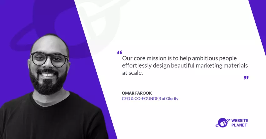 Designing Success: Omar Farook’s Journey from Motion Design Graduate to E-commerce Innovator with Glorify
