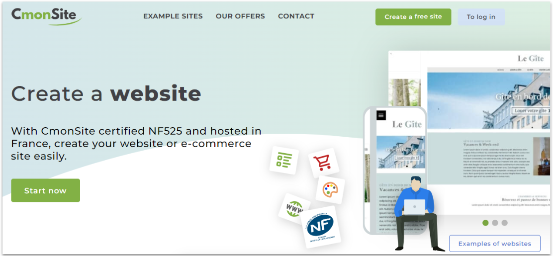 CmonSite Homepage