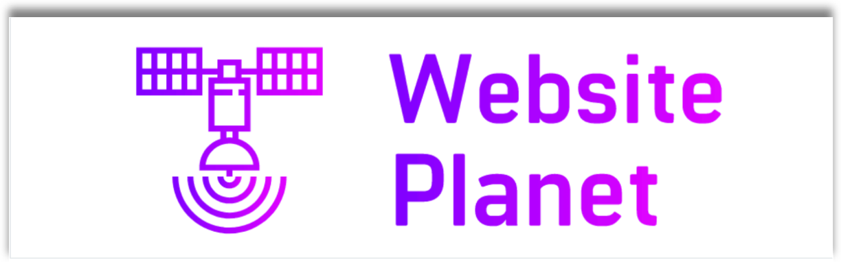 Looka AI designed Website Planet logo