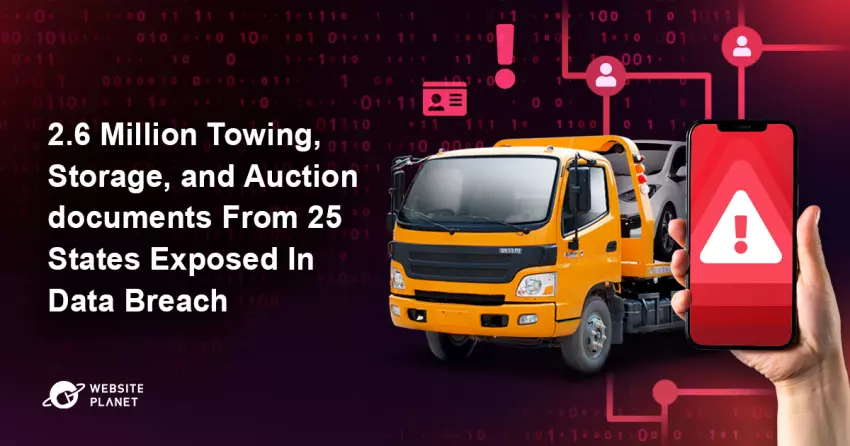 2.6 Million Towing, Storage, and Auction documents From 25 States Exposed In Data Breach