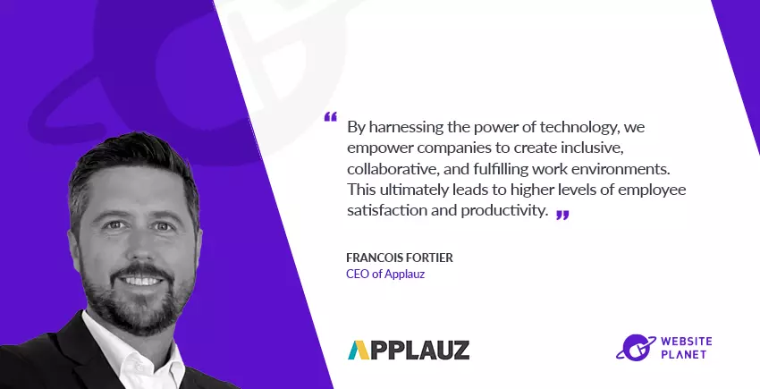 Applauz CEO Francois Fortier On How HR Tech And Data Analytics Boost Employee Engagement