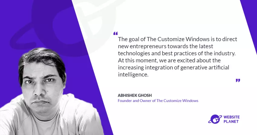 Empowering Digital Entrepreneurs: An Insightful Interview with Abhishek Ghosh of The Customize Windows