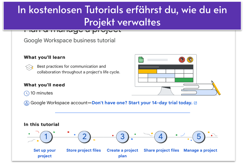 Google Workspace free tutorials