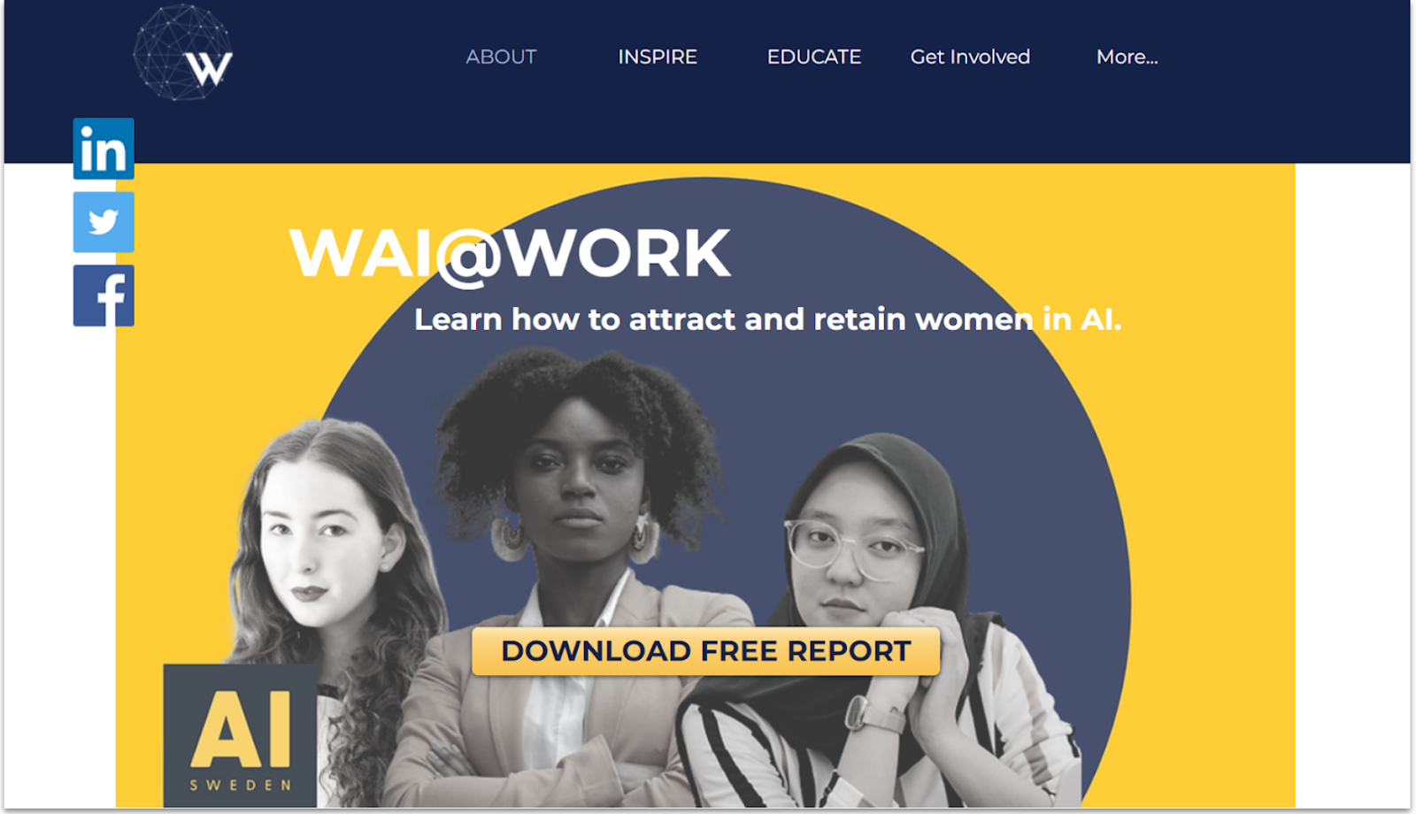 Women in AI Homepage