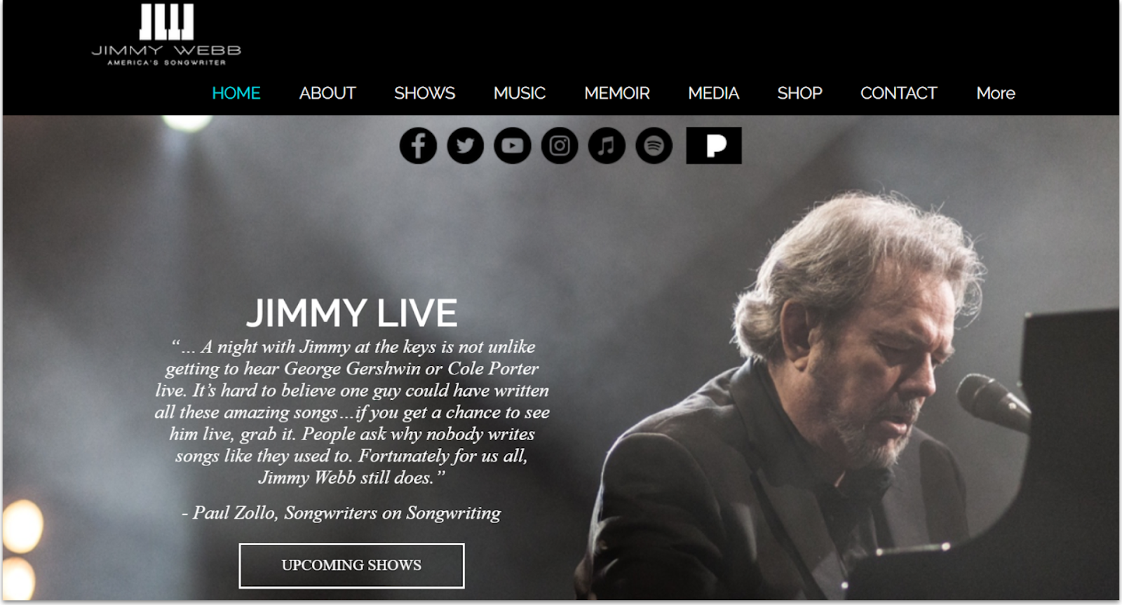 Jimmy Webb Homepage