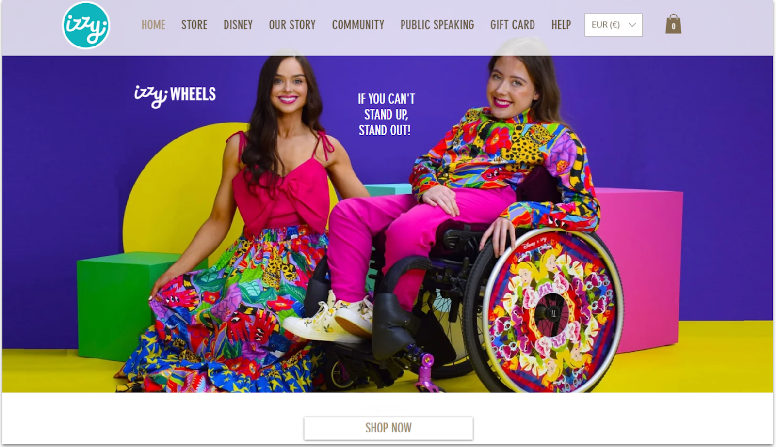 Izzy Wheels Homepage