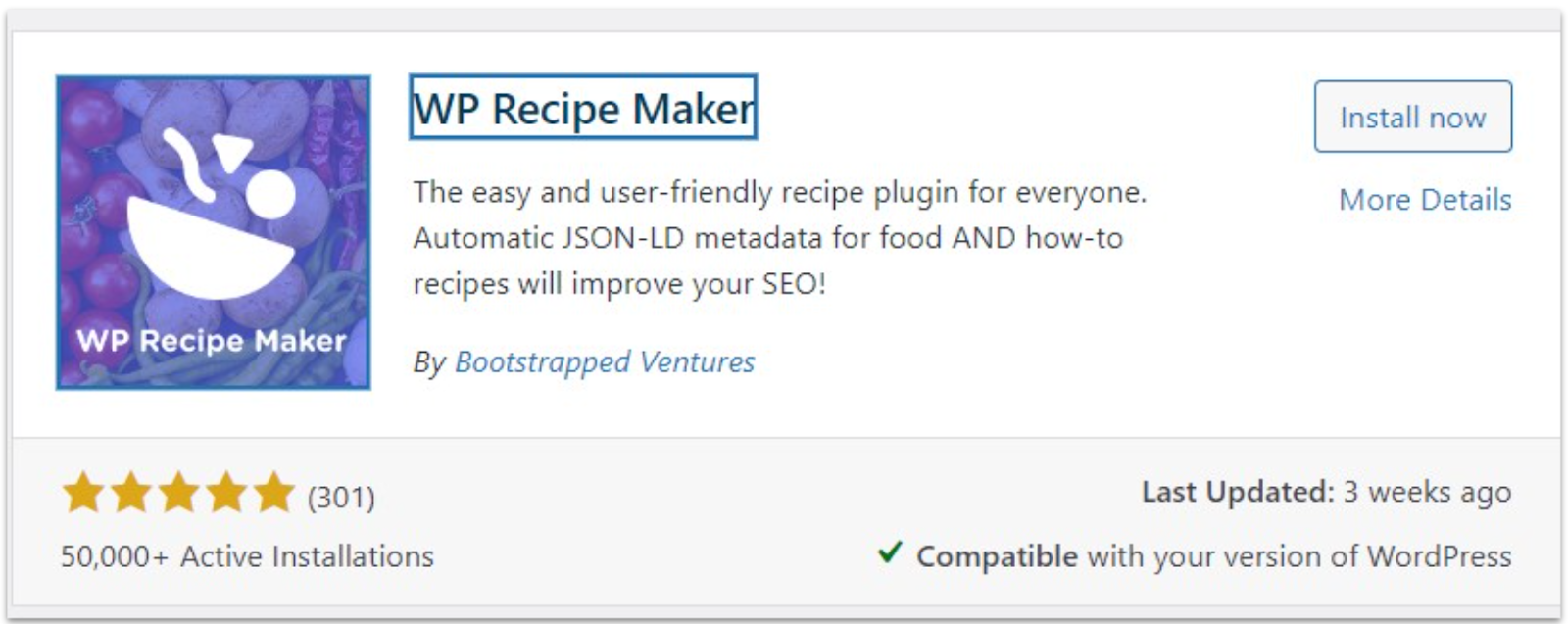 Wp Recipe Maker plugin