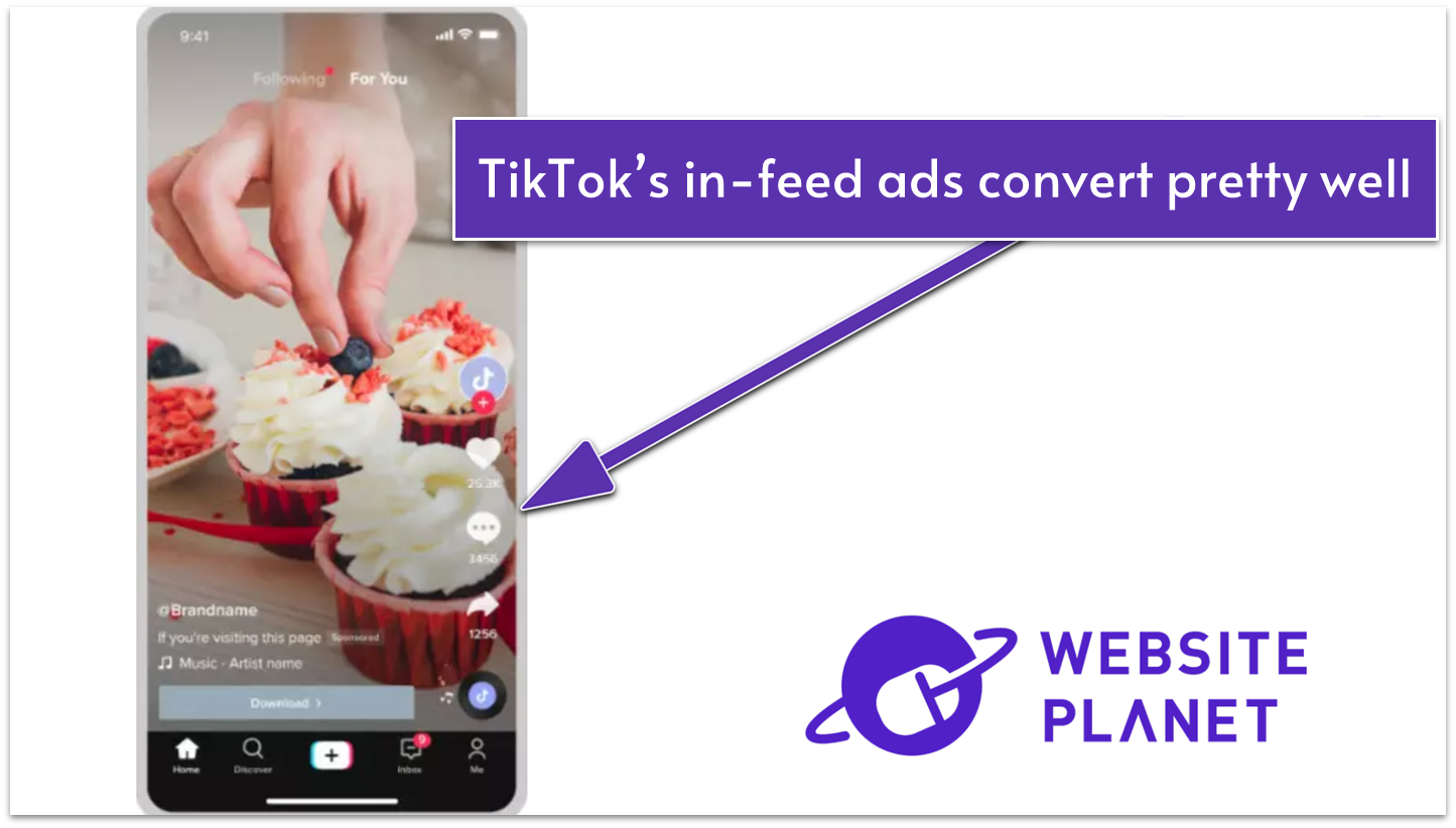 TikTok-s-In-Feed-ad-format-example