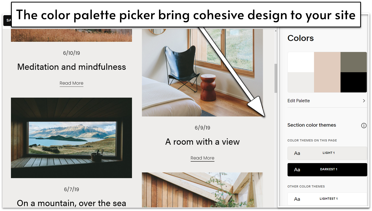 Squarespace Color Paletter Picker