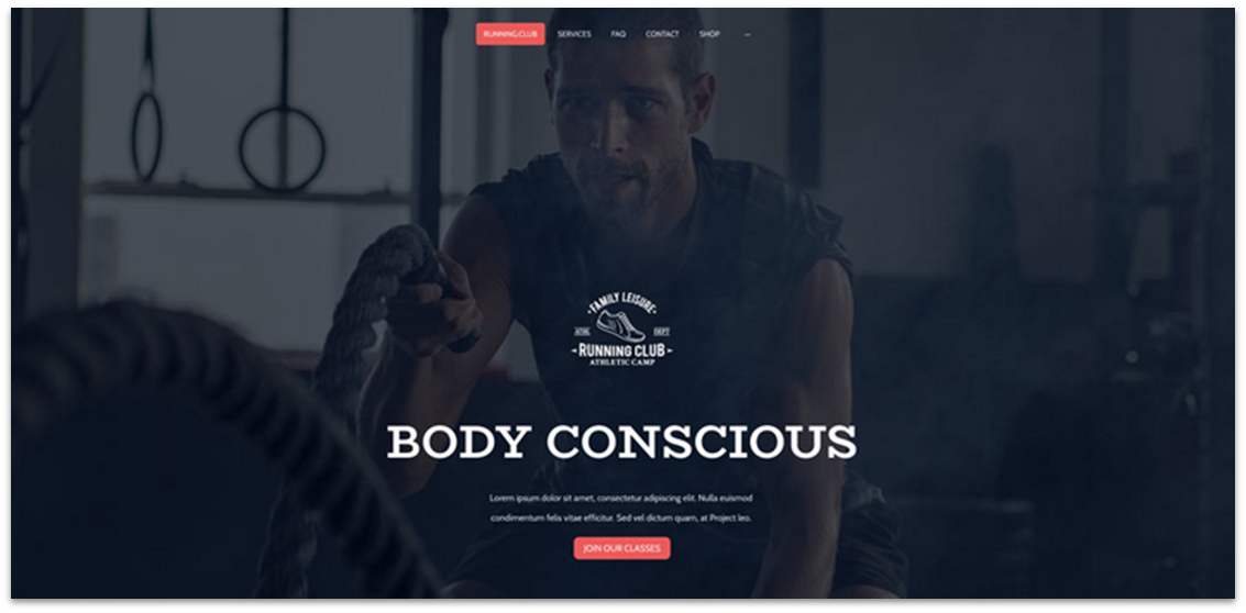 IONOS Personal Trainer Template