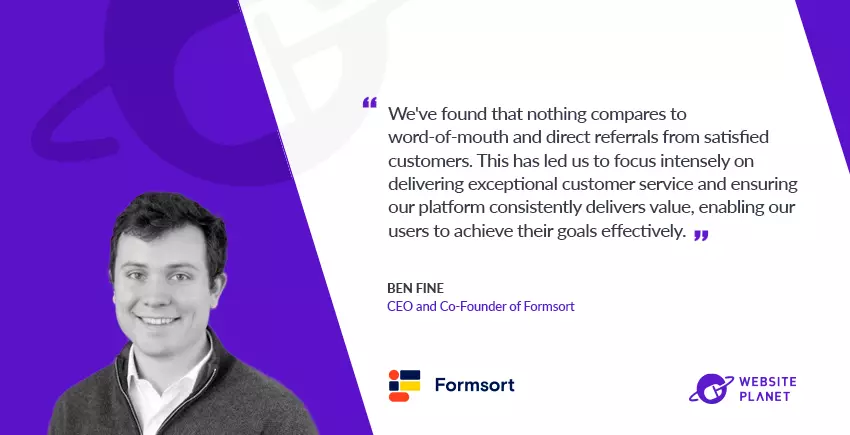 How Formsort Boosts Online Forms Conversions by Up To 30%: Q/A with CEO Ben Fine