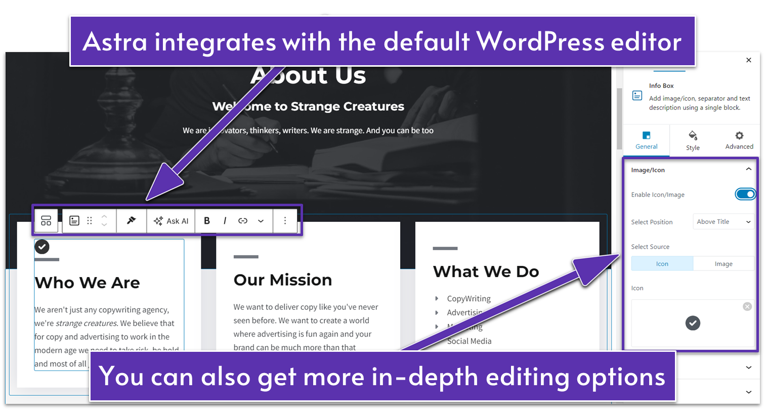 Default WordPress editor