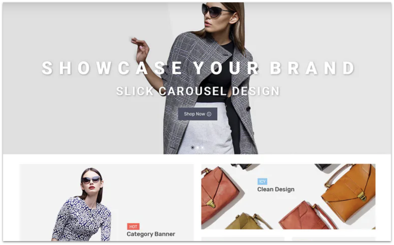 BigCommerce free slick carousel design template
