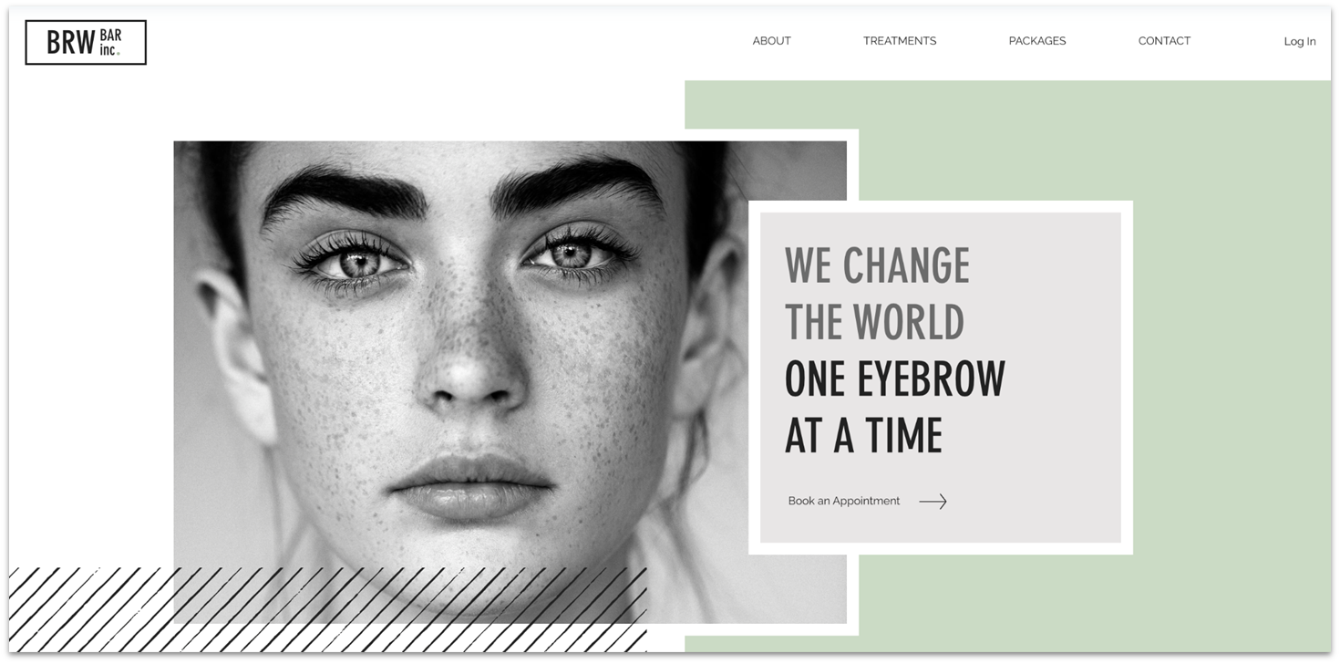 Wix's website template