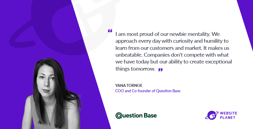 Question Base COO Yana Tornoe: Business Lessons From The Best Slack AI Autoresponder