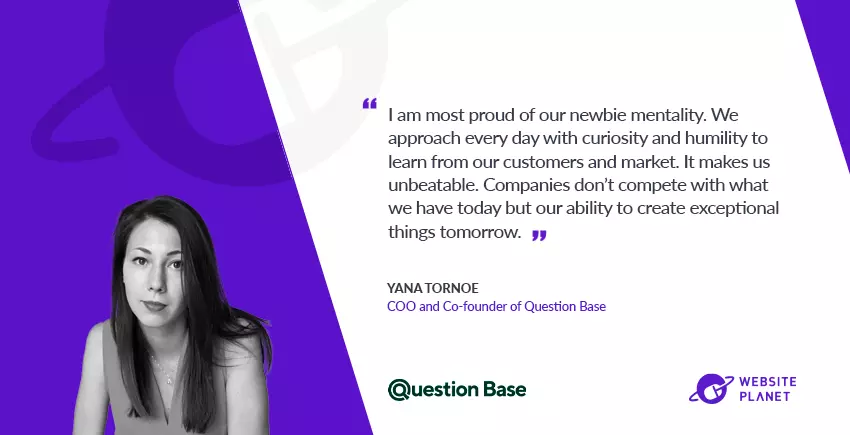 Question Base COO Yana Tornoe: Business Lessons From The Best Slack AI Autoresponder