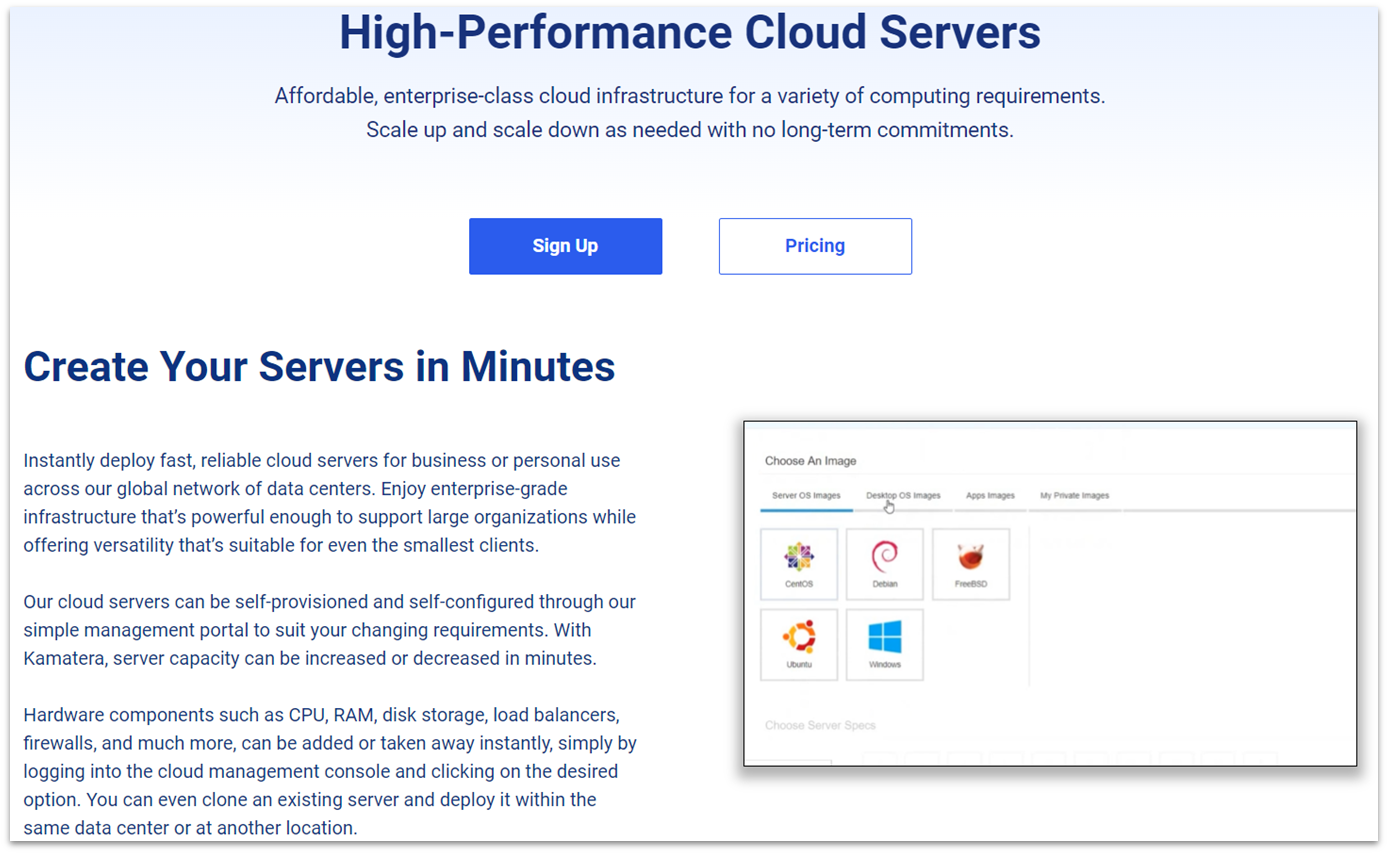 Kamatera Cloud Servers