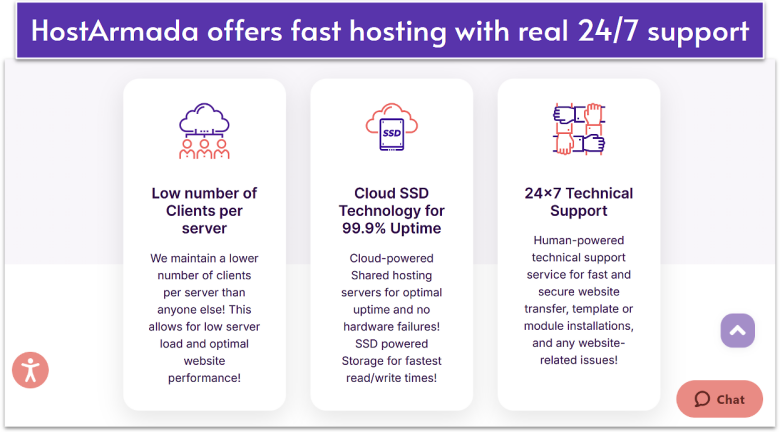 HostArmada hosting infrastructure.