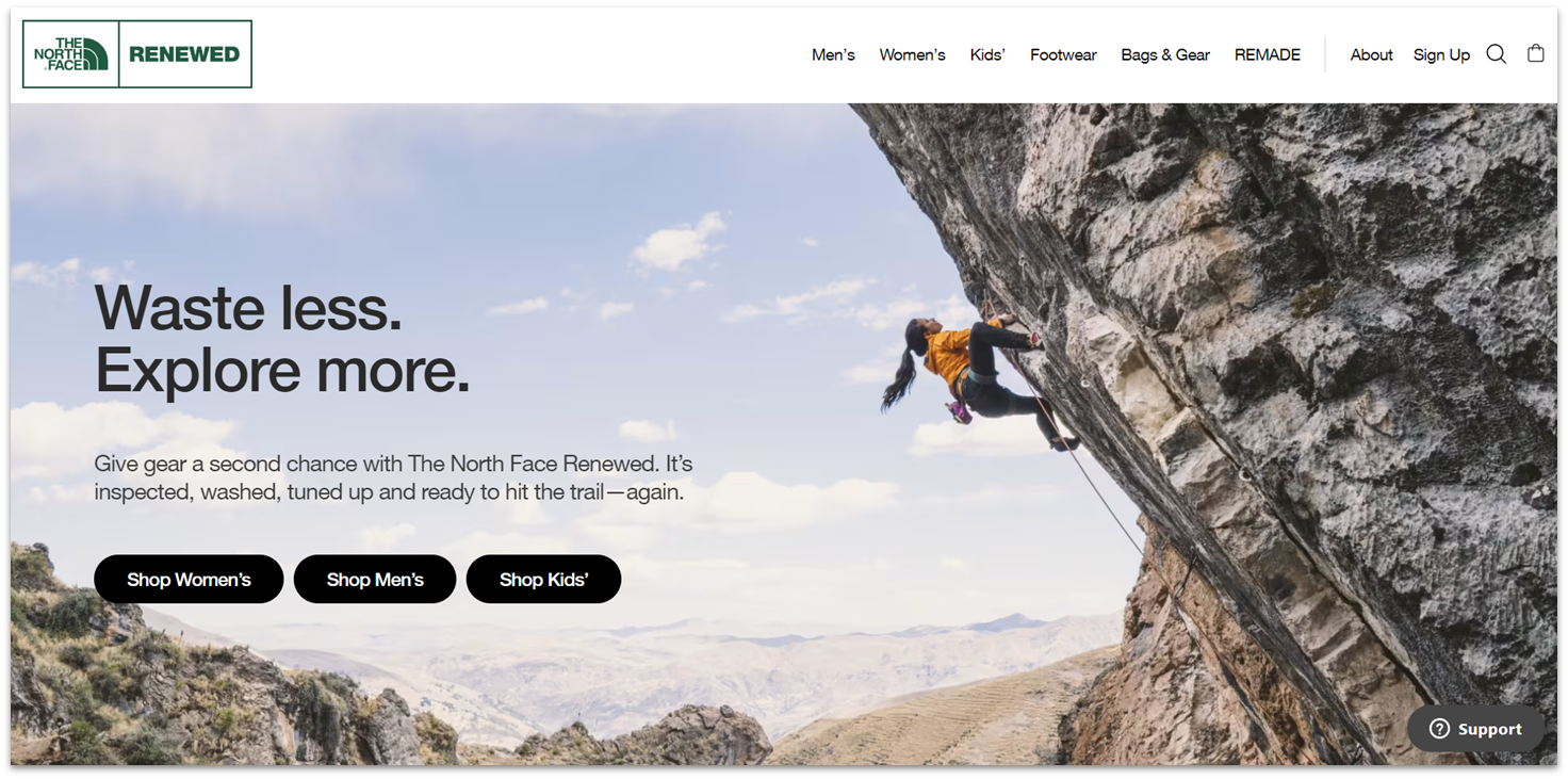 The North Face Renewed Store