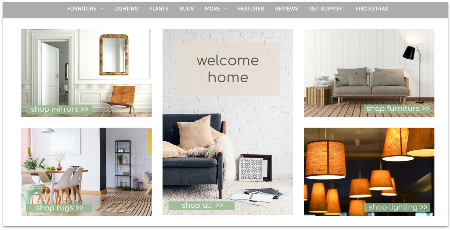 BigCommerce's home furniture website template