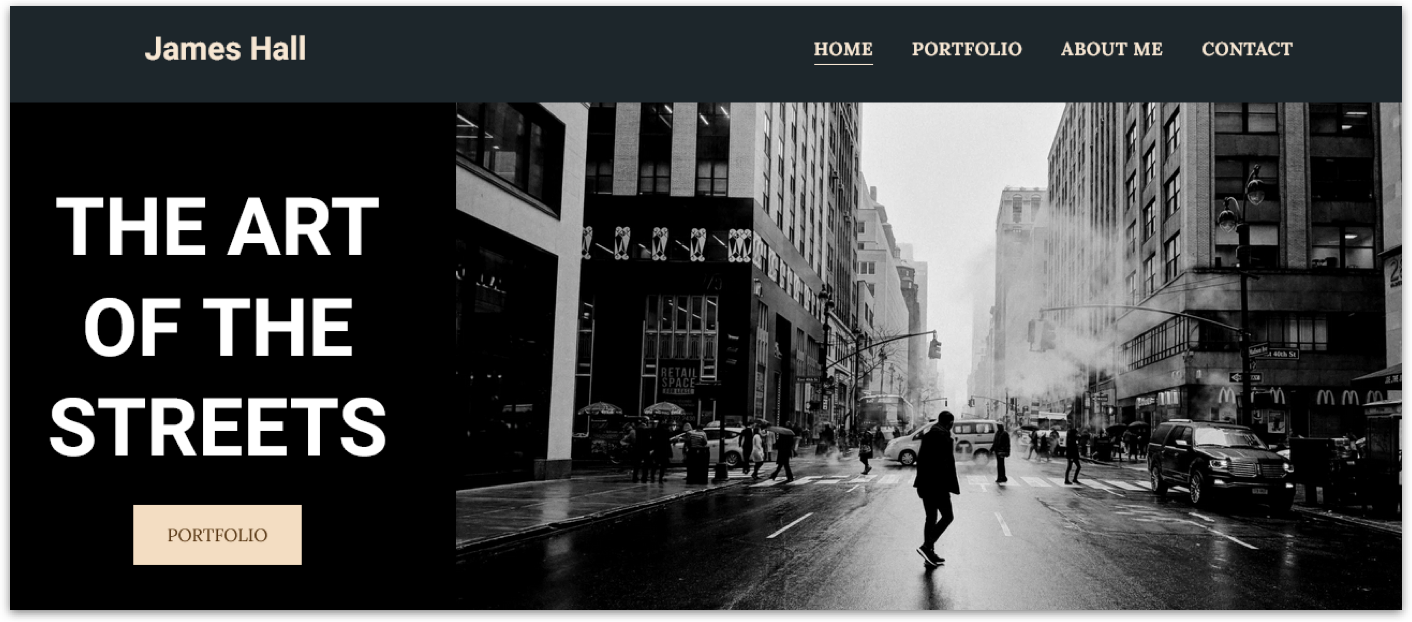 SITE123 Photography Template