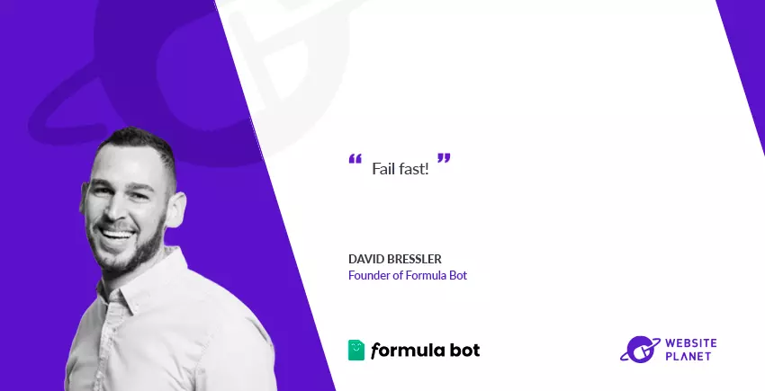 900K Users As A  Bootstrapped Solopreneur: How Formula Bot Founder David Bressler Did It