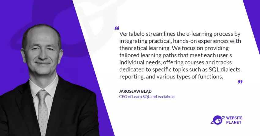 Transforming Database Education: An Interview with Jarosław Błąd on Vertabelo and LearnSQL.com