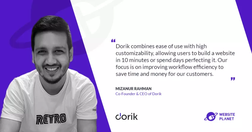 Building a Better Website Builder: An Interview with Dorik’s Co-Founder, Mizanur Rahman