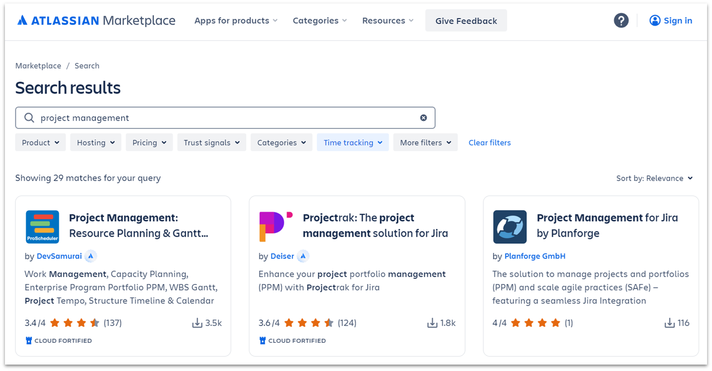 Jira app marketplace