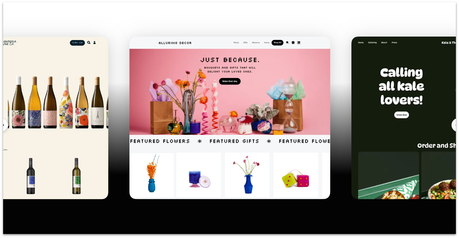 3 Square Store Builder templates