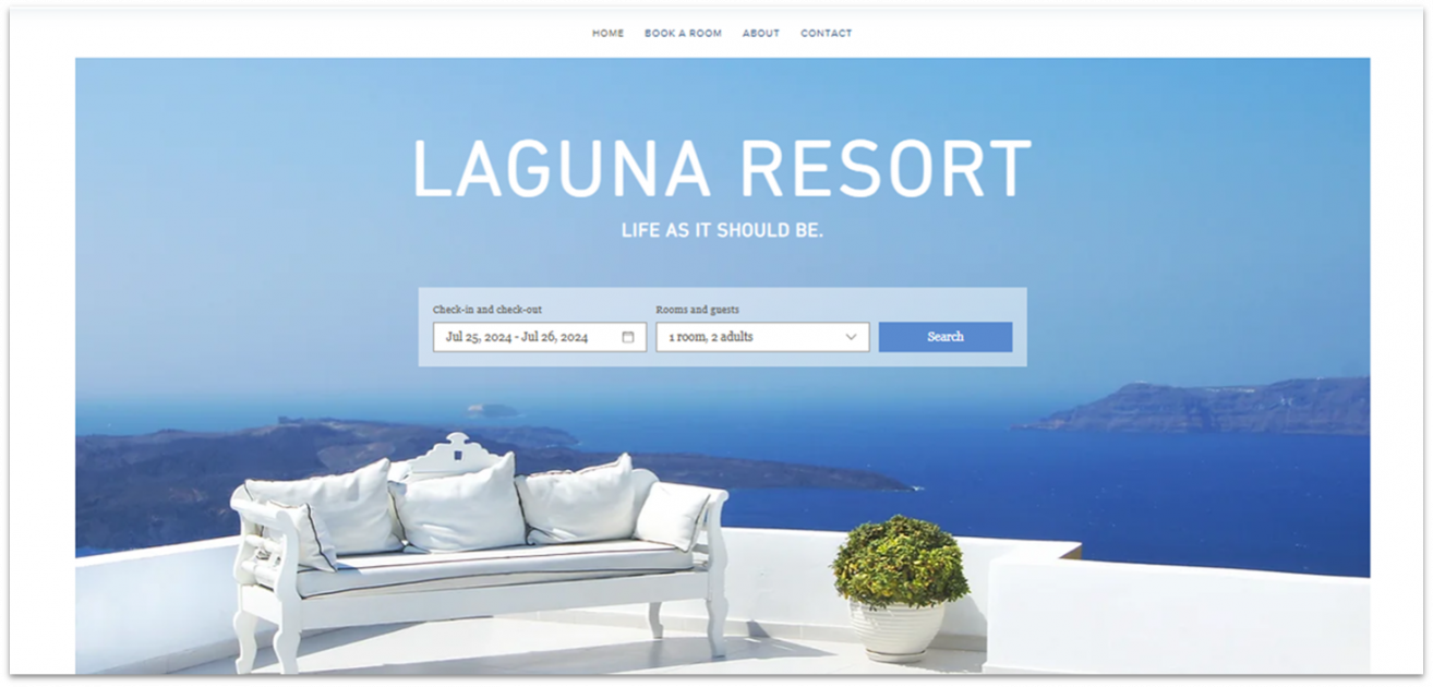 Wix Laguna Resort Template