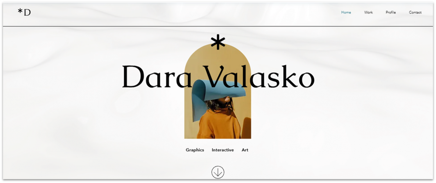 Wix Dara Valasko Template