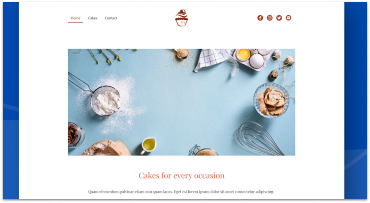 IONOS Bakery Template