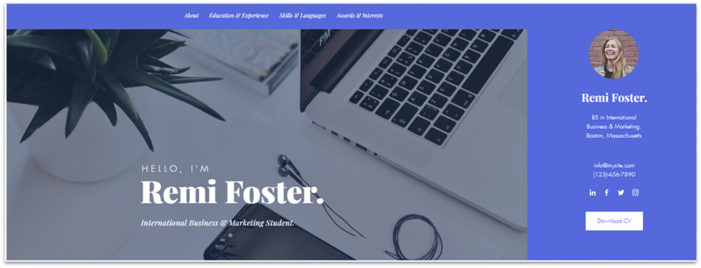 Wix Remi Foster Template