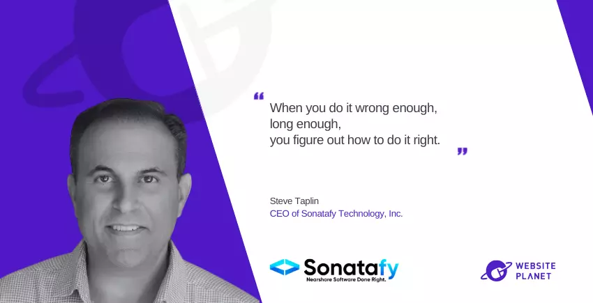 How Sonatafy Cuts Software Development Time And Costs By 40%: Q/A with Co-Founder Steve Taplin