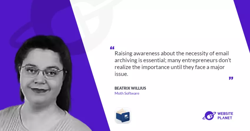 From Side Project to Success: Beatrix Willius on Moth Software and Email Archiving