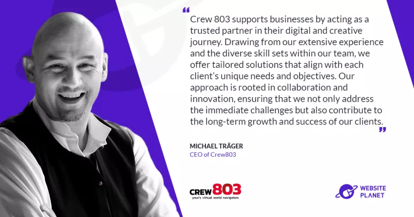 Michael Träger on Redefining Digital Excellence: The Vision Behind Crew 803