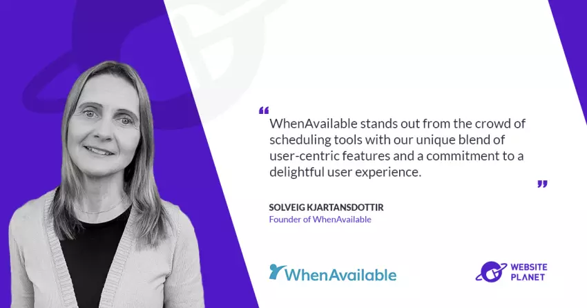 Revolutionizing Event Planning: Solveig Kjartansdottir on the Inspiration and Mission Behind WhenAvailable