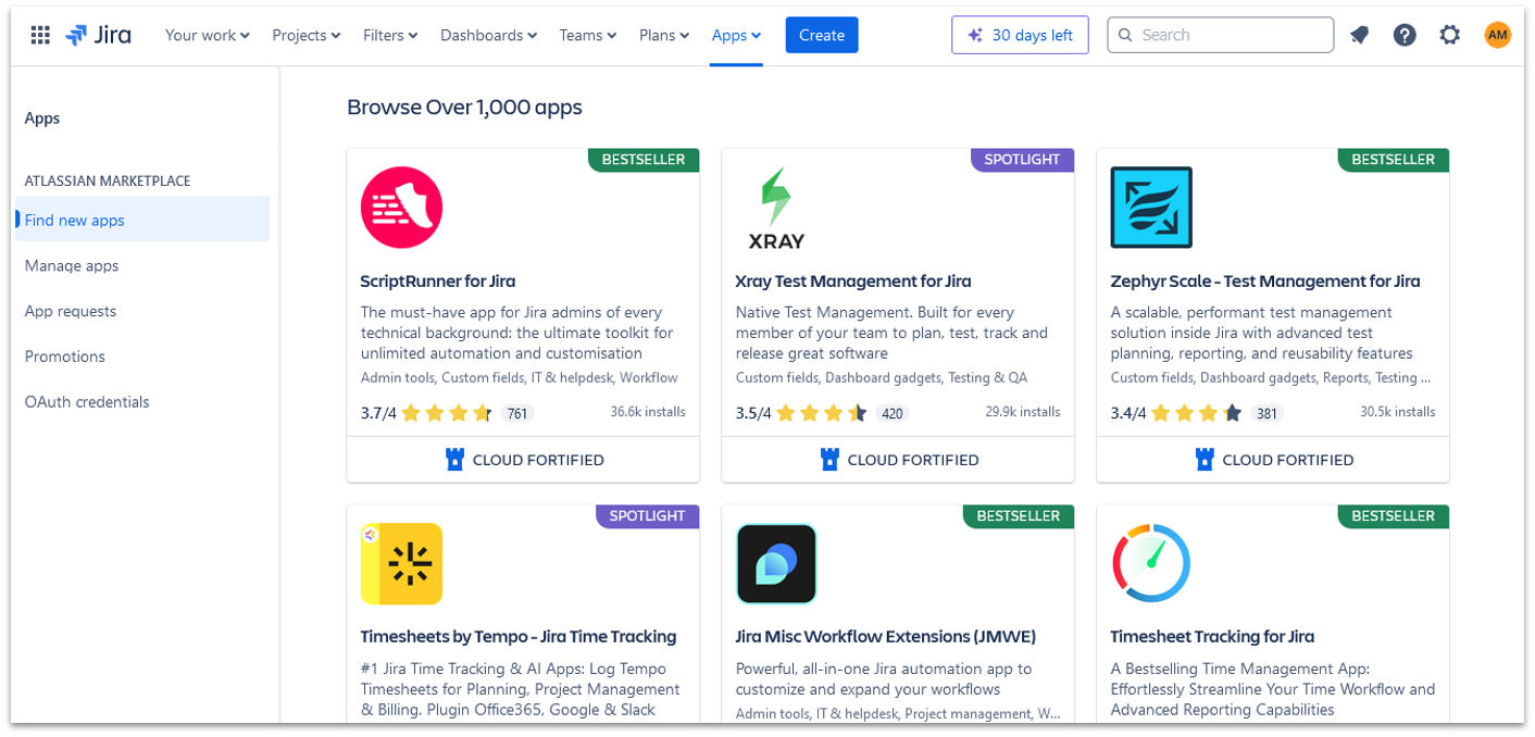 Jira App Marketplace