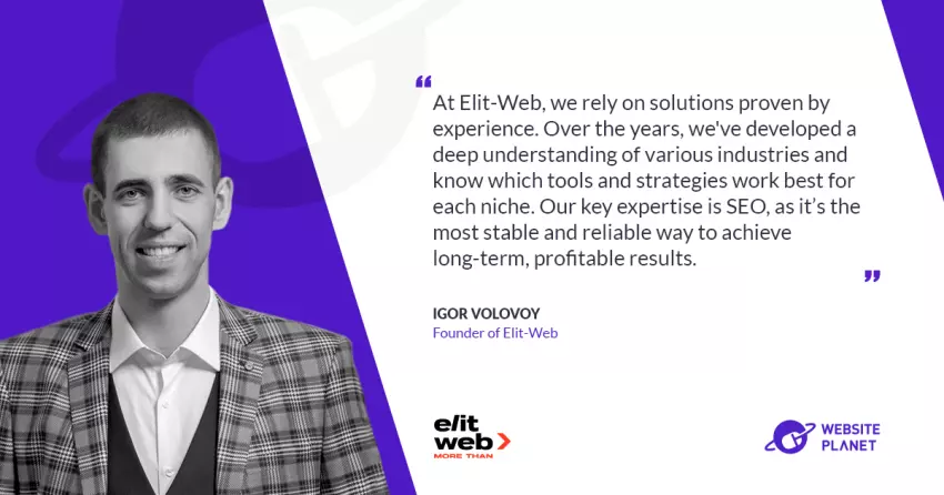 Elit-Web’s Path to Digital Success: An Interview with Igor Volovoy on Personalized Strategies and Sustainable Growth