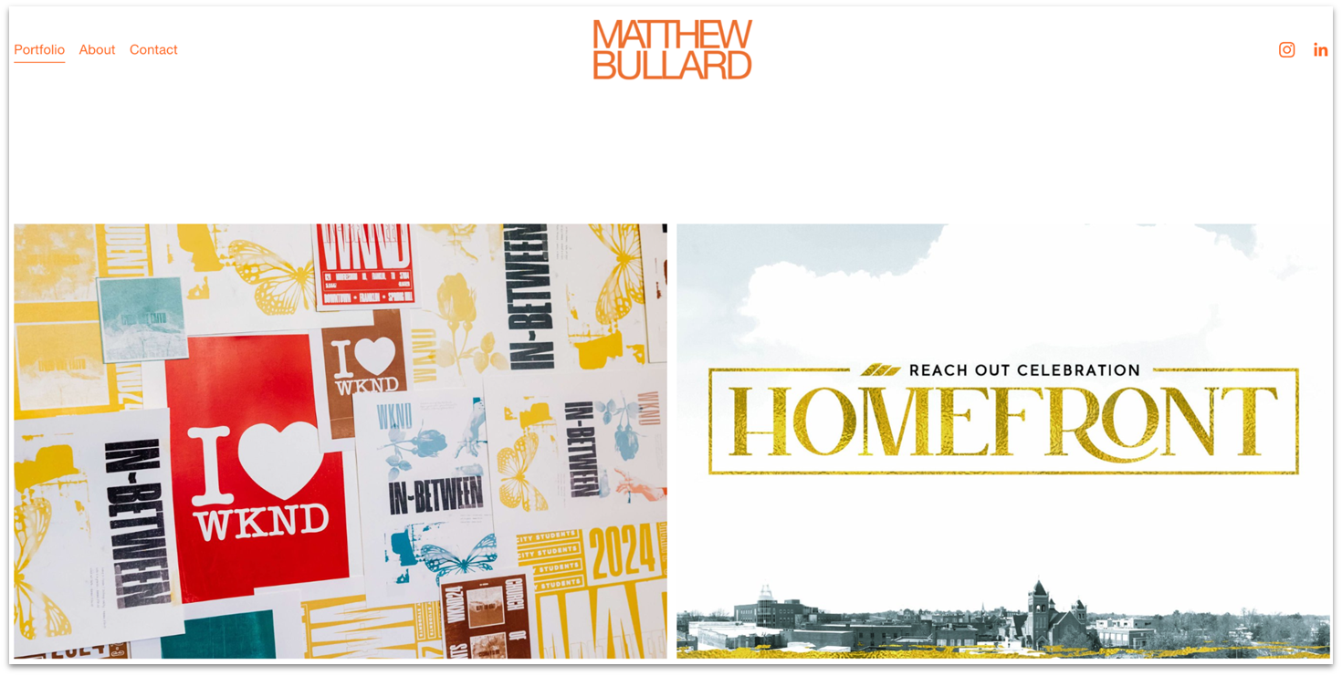 Matthew Bullard's marketing portfolio