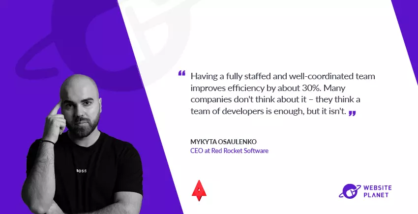 Red Rocket Software CEO Mykyta Osaulenko: 5 Key Lessons From A $100K MRR Software Agency