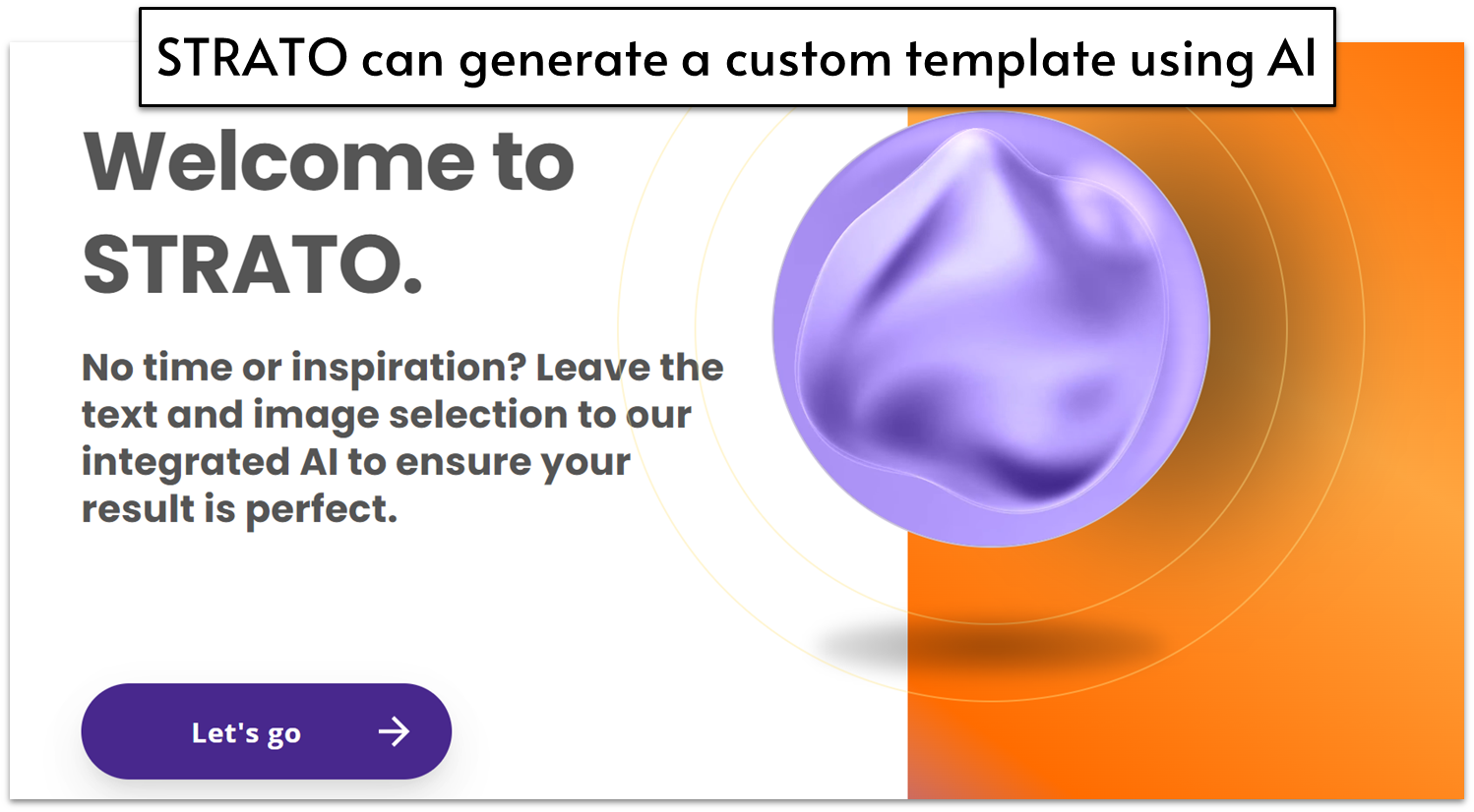 STRATO AI Template generator